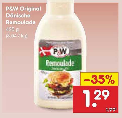 P&W Original Dänische Remoulade 425 g