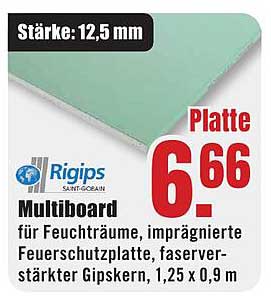 Rigips Multiboard – die ideale Lösung für Feuchträume