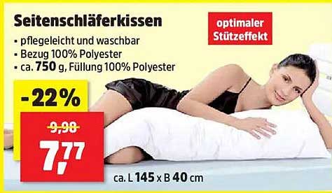 Seitenschläferkissen