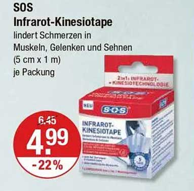 SOS Infrarot-Kinesiotepe