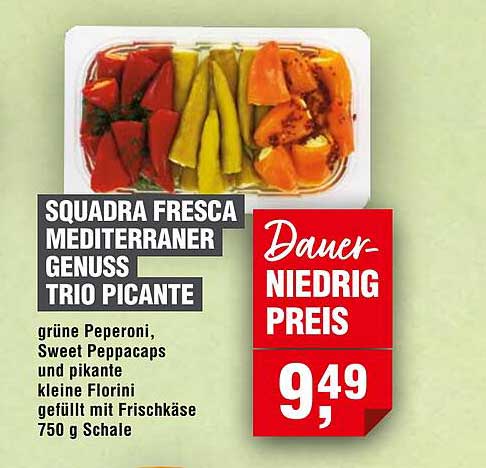 SQUADRA FRESCA MEDITERRANER GENUSS TRIO PICANTE