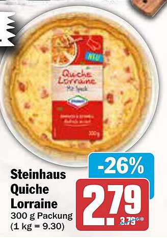 Steinhaus Quiche Lorraine 300 g Packung
