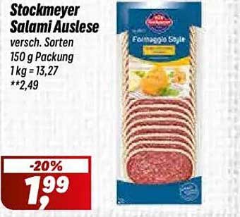 Stockmeyer Salami Auslese - versch. Sorten 150 g