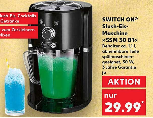 SWITCH ON® Slush-Eis-Maschine »SSM 30 B1«