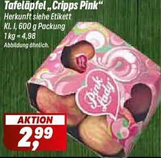 Tafeläpfel "Cripps Pink" - 600 g Packung