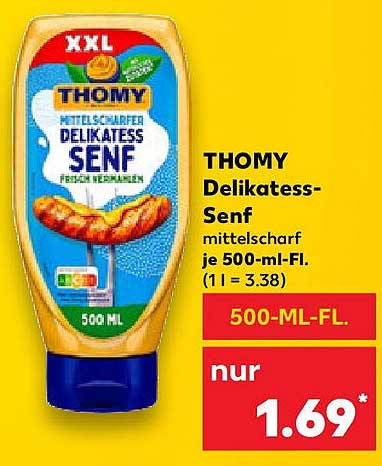 THOMY Delikatess-Senf 500 ml