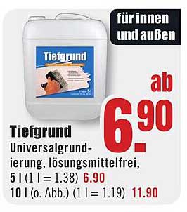 Tiefgrund Universalgrundierung, lösungsmittelrei, 5 l