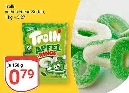 Trolli Apfelringe - Verschiedene Sorten, 150 g