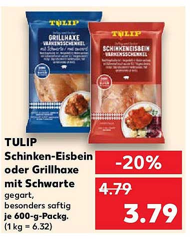 TULIP Schinken-Eisbein oder Grillhaxe mit Schwarte