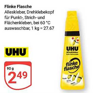 UHU Flinke Flasche - Alleskleber für vielseitige Anwendungen