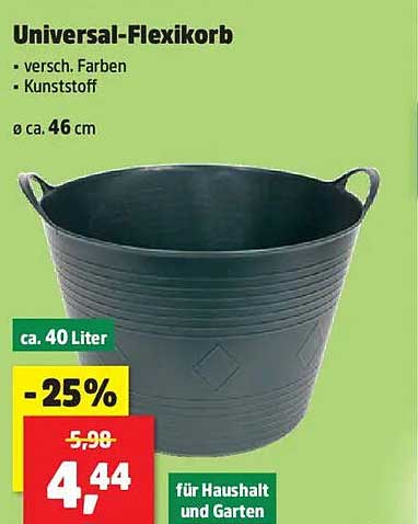 Universal-Flexikorb - vielseitig einsetzbar für Haushalt und Garten