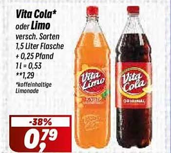 Vita Cola oder Limo – Erfrischender Genuss in zwei Varianten