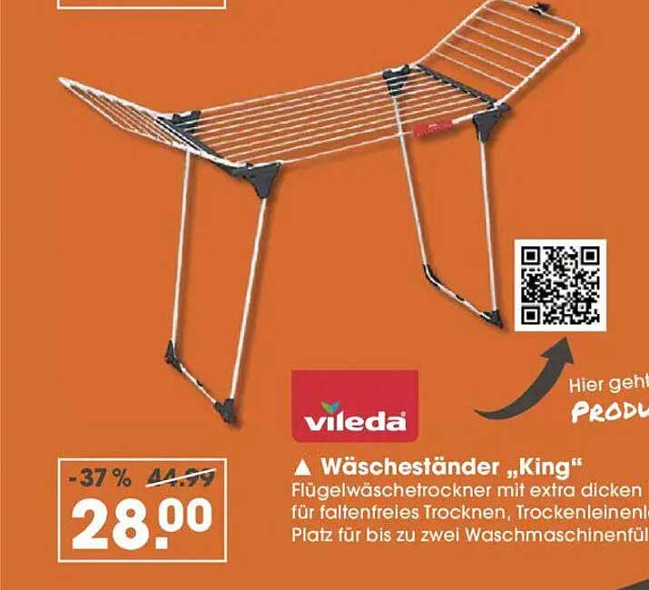 Wäscheständer „King“ von Vileda