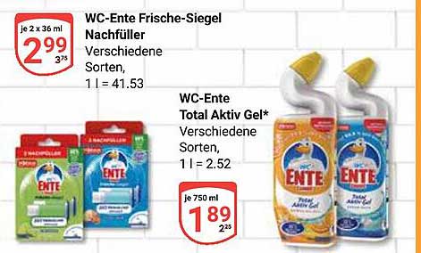 WC-Ente Frische-Siegel Nachfüller