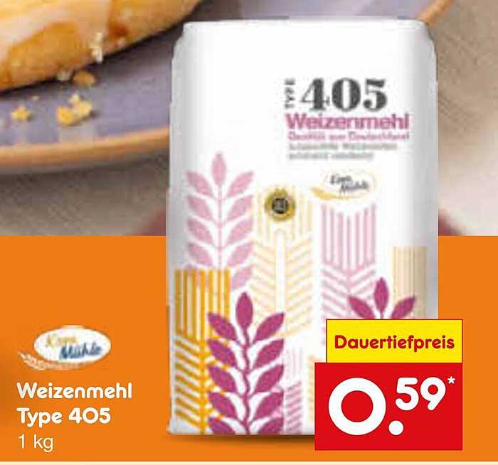 Weizenmehl Type 405 1 kg
