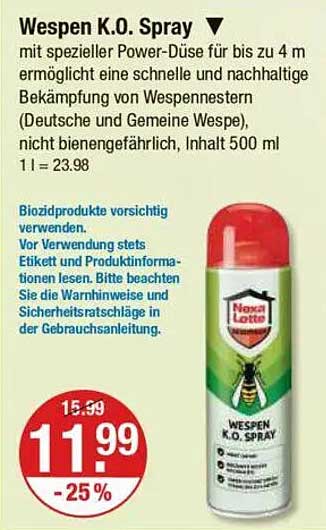 Wespen K.O. Spray