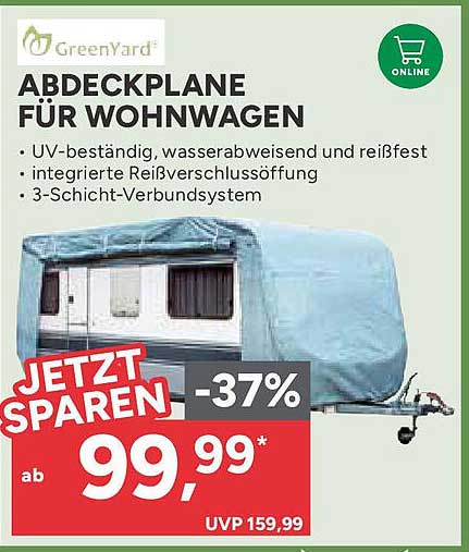 ABDECKPLANE FÜR WOHNWAGEN