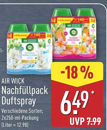 AIR WICK Nachfüllpack Duftspray (verschiedene Sorten)