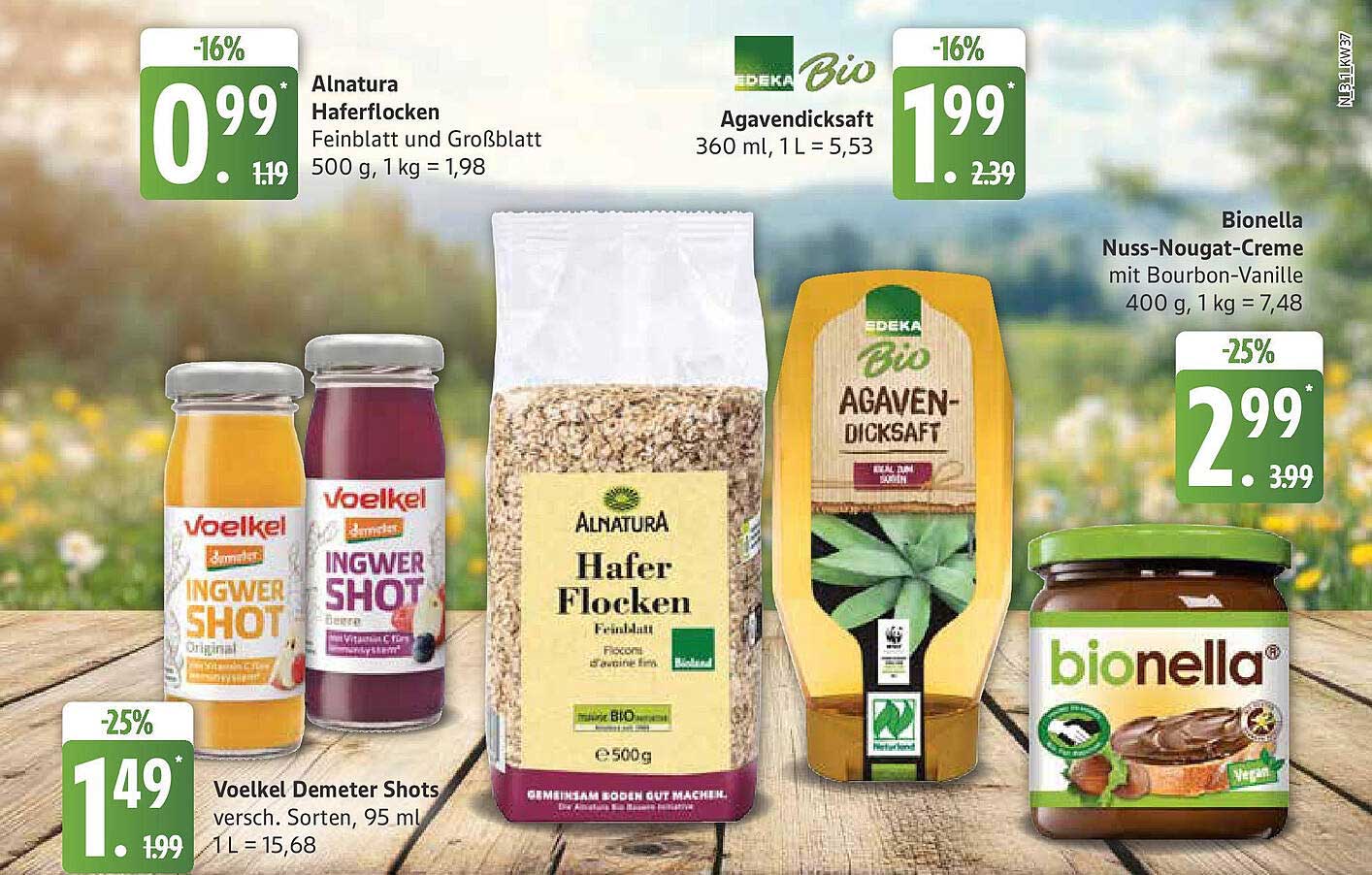 Alnatura Haferflocken Feinblatt und Großblatt 500 g