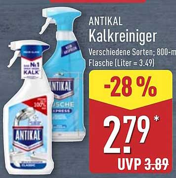 ANTIKAL Kalkreiniger - 800 ml Flasche