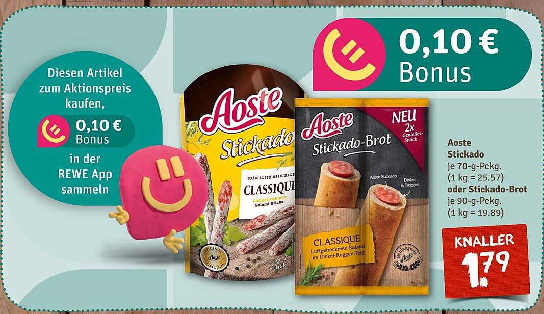 Aoste Stickado und Stickado-Brot – Jetzt zum unschlagbaren Preis!