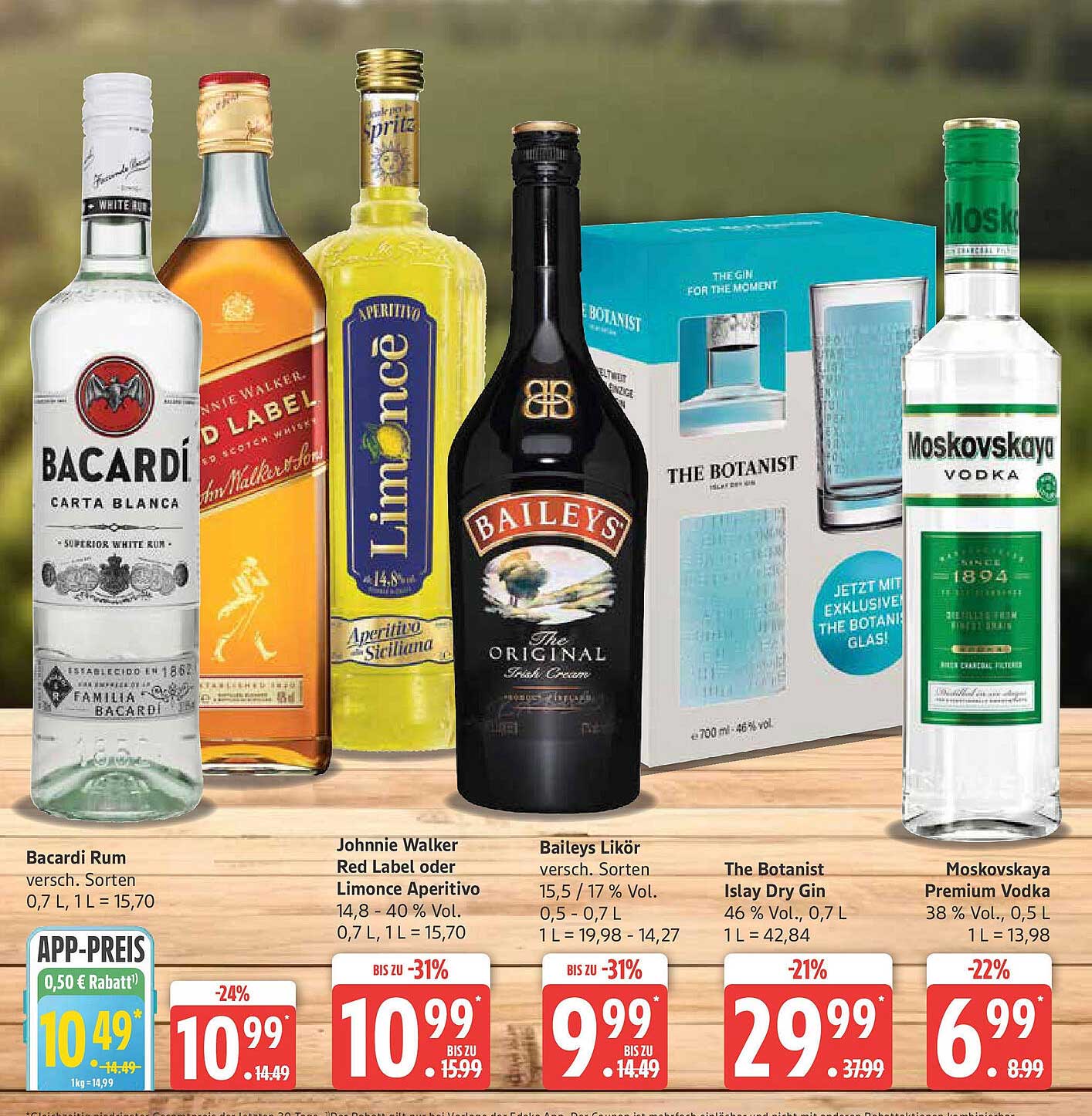 Bacardi Rum Vers. Sorten 0,7 l