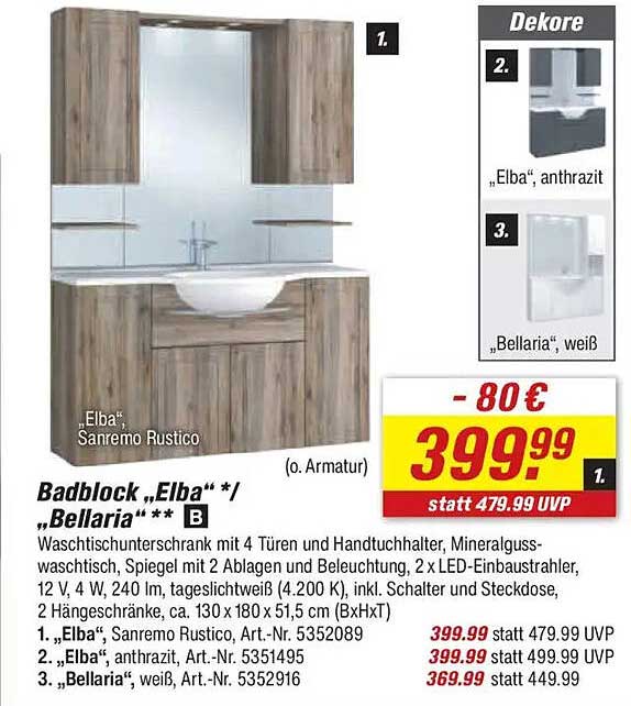 Badblock "Elba"*/"Bellaria"**