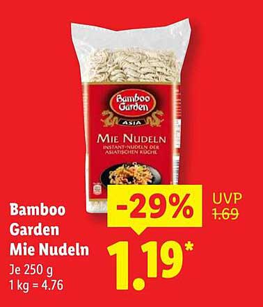 Bamboo Garden Mie Nudeln 250 g