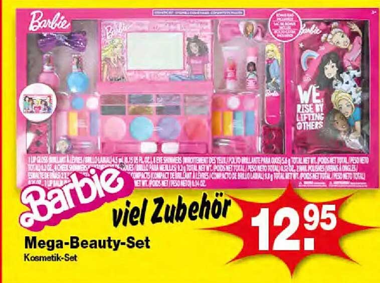 Barbie Mega-Beauty-Set - Kosmetik-Set