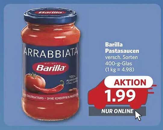 Barilla Arrabbiata Pastasauce 400 g