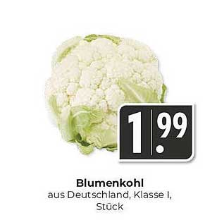 Blumenkohl aus Deutschland, Klasse I, Stück