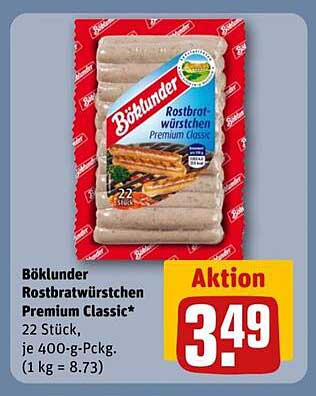 Böklunder Rostbratwürstchen Premium Classic