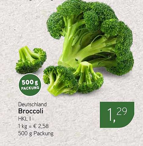 Broccoli 500 g - Frisch aus Deutschland