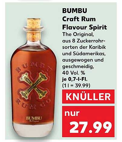 Bumbu Craft Rum Flavour Spirit