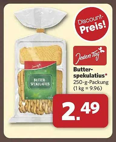 Butter-Spekulatius 250-g-Packung