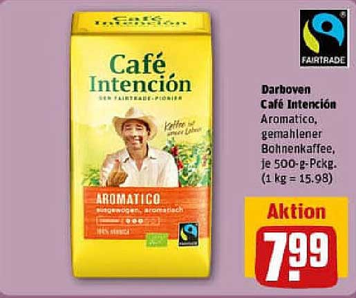 Darboven Café Intencion Aromatico, gemahlener Bohnenkaffee, 500-g-Packung