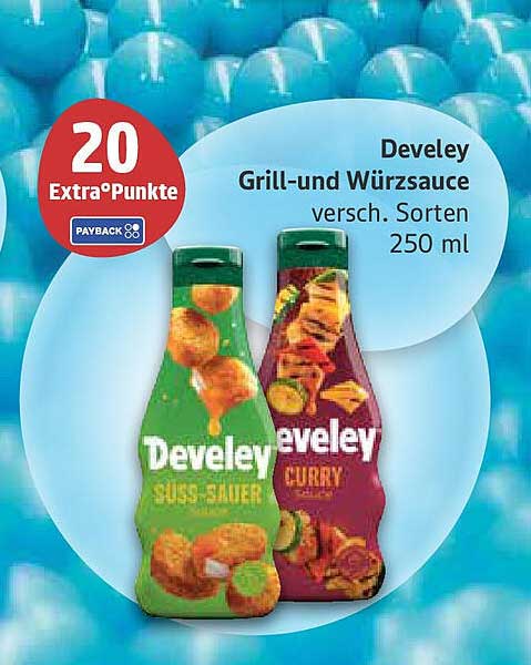 Develey Grill-und Würzsauce, versch. Sorten 250 ml