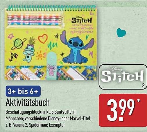 Disney Stitch Aktivitätsbuch