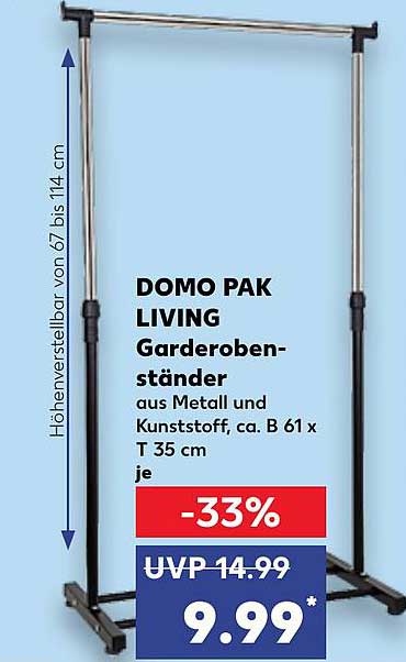 DOMO PAK LIVING Garderobenständer