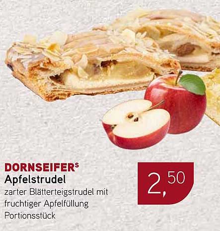 DORNSEIFER® Apfelstrudel - Zarter Blätterteigstrudel mit fruchtiger Apfelfüllung