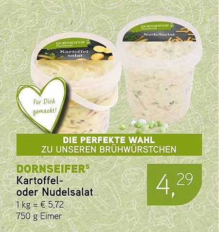 DORNSEIFERS Kartoffel- oder Nudelsalat 750 g