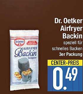 Dr. Oetker Airfryer Backin - speziell für schnelles Backen