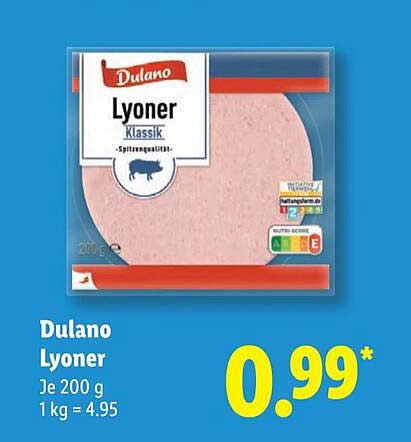 Dulano Lyoner - Klassik 200 g