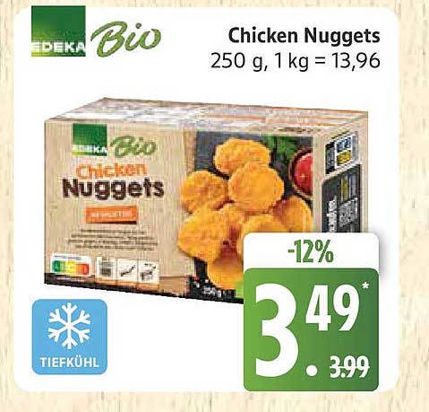 EDEKA Bio Chicken Nuggets 250 g