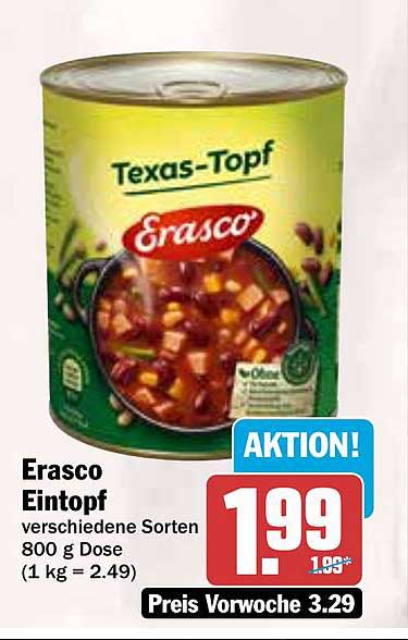 Erasco Eintopf 800 g Dose - verschiedene Sorten