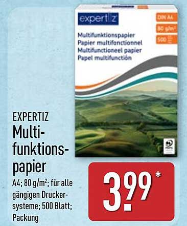 EXPERTIZ Multifunktionspapier