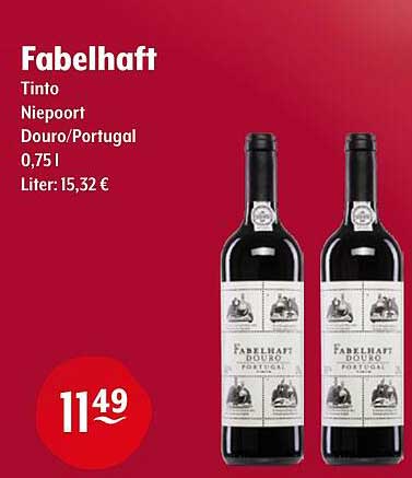 Fabelhaft Tinto von Niepoort, Douro/Portugal, 0,75 l