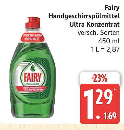 Fairy Handgeschirrspülmittel Ultra Konzentrat 450 ml