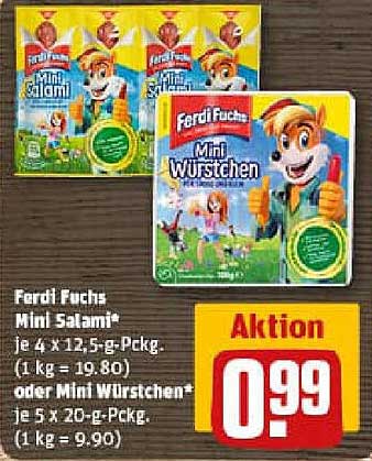 Ferdi Fuchs Mini Salami oder Mini Würstchen