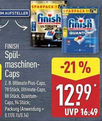 FINISH Spülmaschinen-Caps